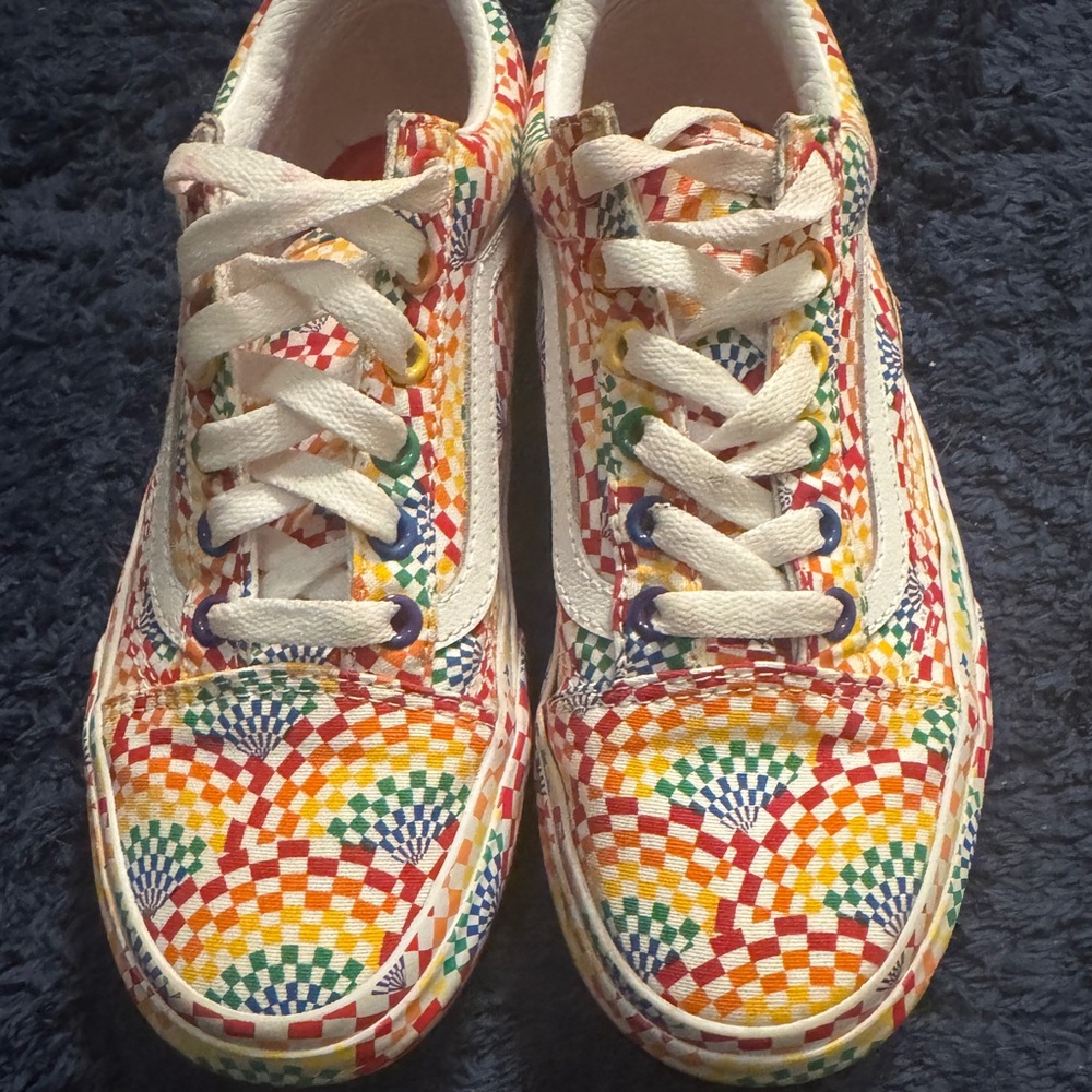 Vans Rainbow Pride Platform Shoes